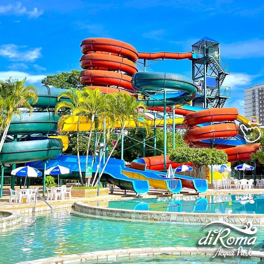 Caldas Novas - 2024 - Diroma Spazzio Acesso Ao Vulcao - Com Piscina Do Hotel 24 Horas エクステリア 写真